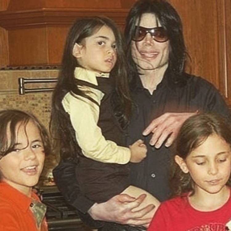 Michael Jackson et ses enfants