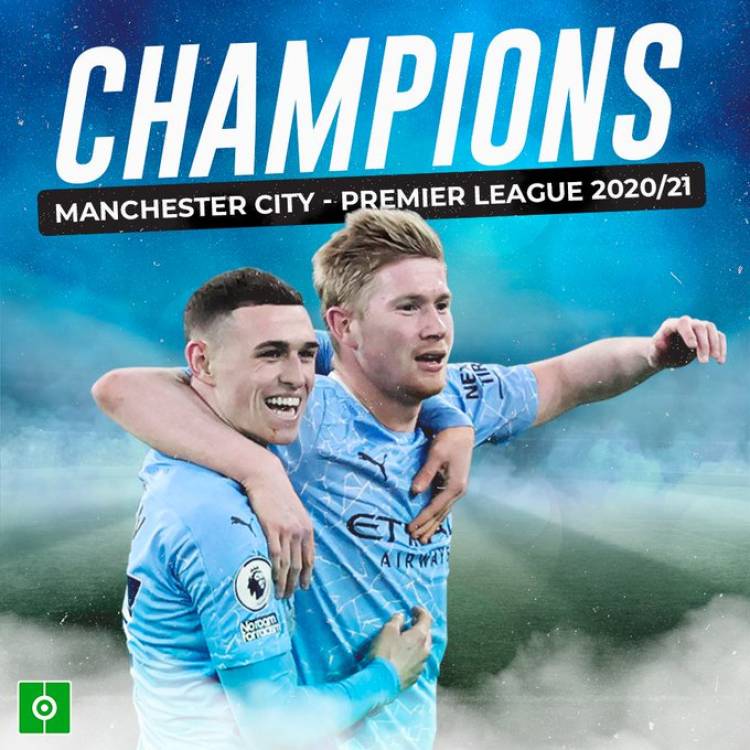 À trois journées de la fin de la saison 2020-21, Manchester City déclaré Champion de Premier League !