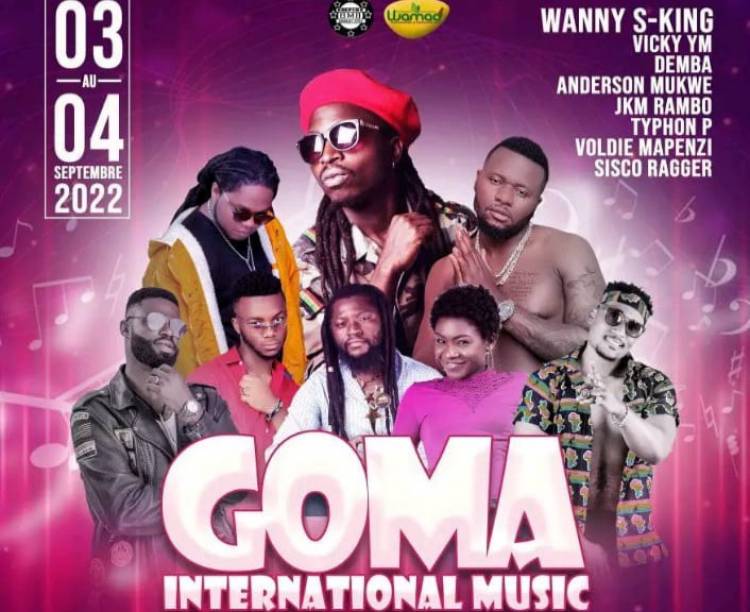 Les Week-ends dans les bruits au Stade Afia de Goma pour le compte de Goma International Music Festival