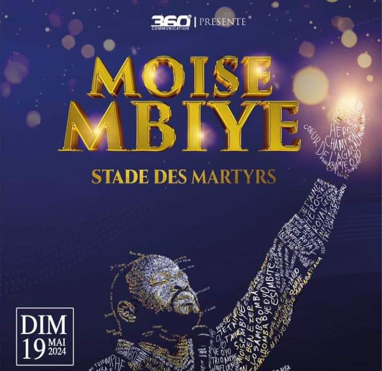 Et, Moïse Mbiye s'annonce livrer un concert au Stade des Martyrs de la Pentecôte à Kinshasa !