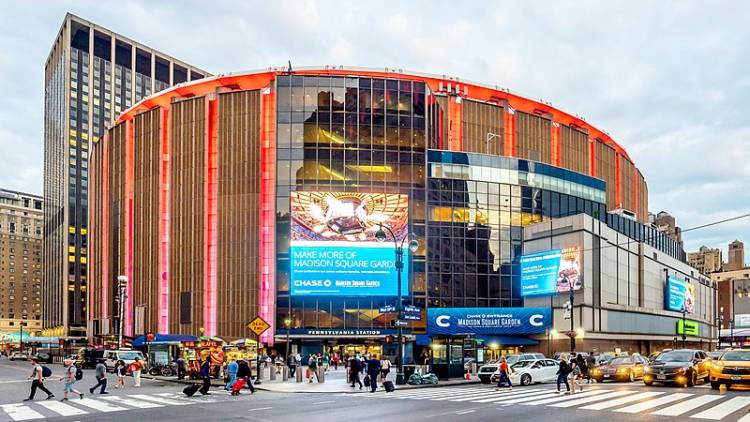Le mythique Madison Square Garden, la salle omnisports et des spectacles  