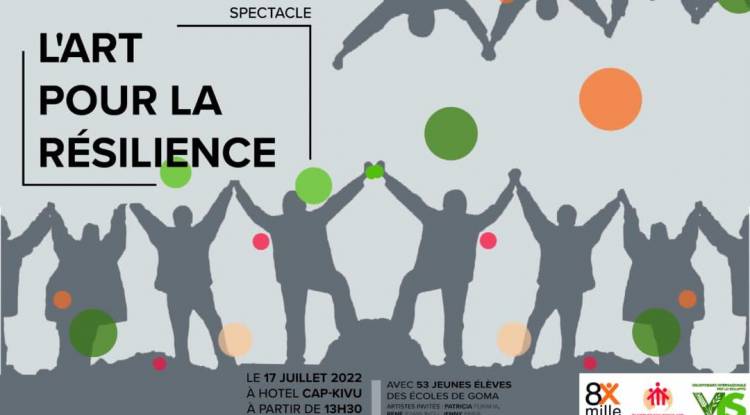 Goma accueille le spectacle "L’art pour la résilience" dans la grande salle de Cap Kivu Hôtel
