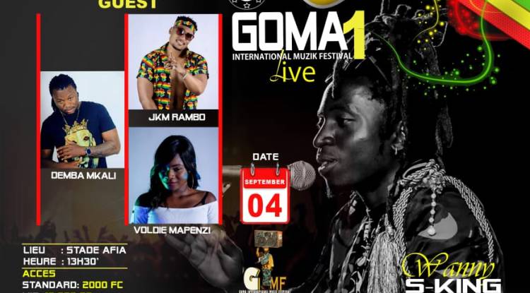 Goma International Music Festival: Voici les artistes qui vont agrémenter le 2ème Jour de l'événement