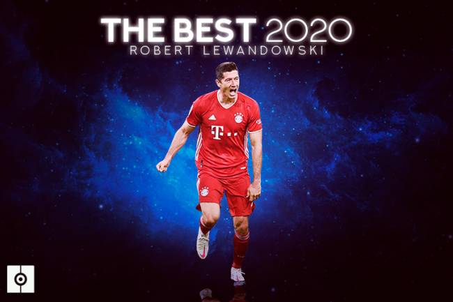 Robert Lewandowski remporte le prix The Best 2020 !