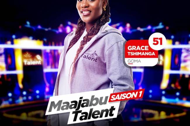 Grâce Tshimanga, représentante de Goma au Maajabu Talent Saison1