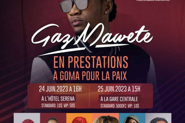 Gaz Mawete en concerts à Goma : Voici les artistes invités