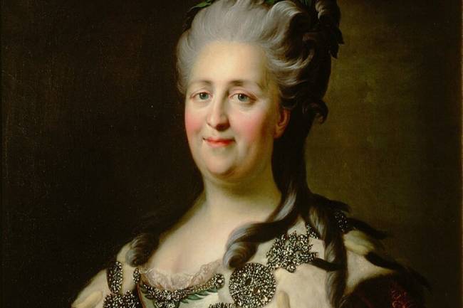 Catherine 2 ou La Grande Catherine, femme derrière le coup d'État contre son mari pour se faire proclamer impératrice et autocrate de toutes les Russies