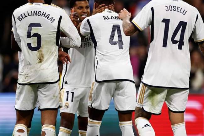 Le Real Madrid garde le rythme et reprend la tête du classement de La Liga