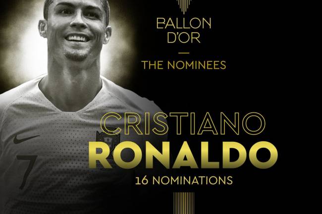 Cristiano Ronaldo: le plus nominé de l'histoire du Ballon d'Or