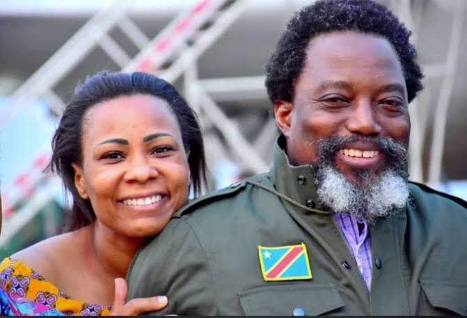 Le couple Joseph et Olive Kabila 