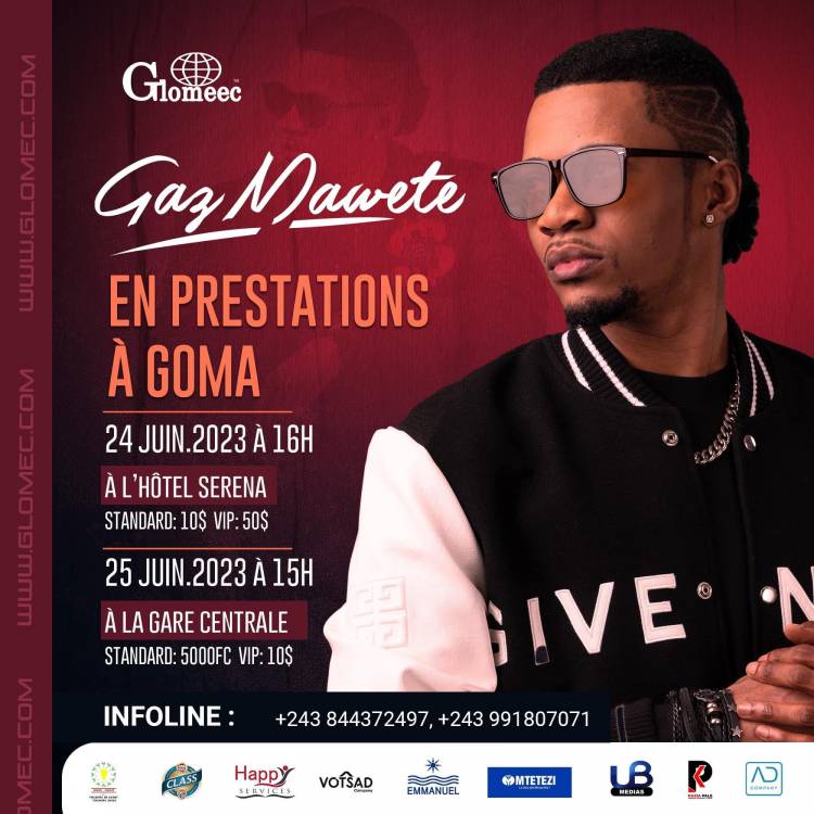 Gaz Mawete en concerts à Goma 