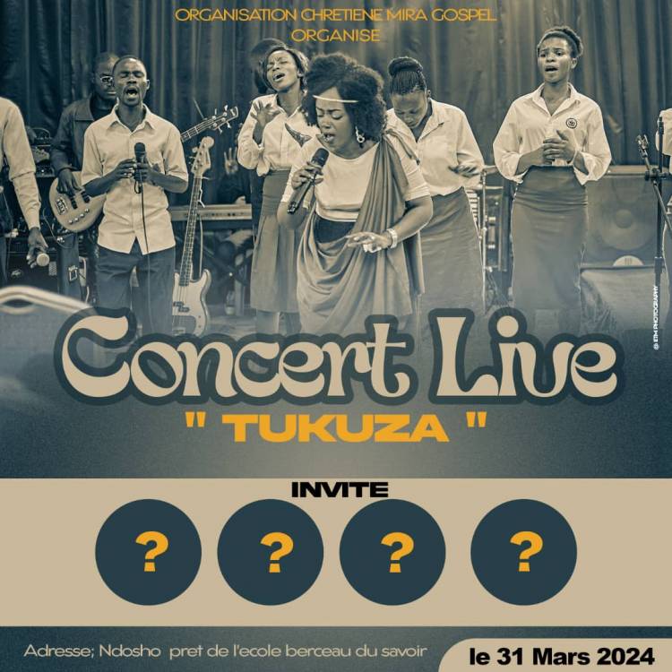 concert live baptisé "Tukuza" 